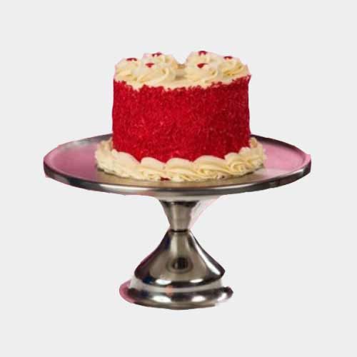 Single Layer Red Velvet Cake